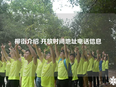 柳街介绍 开放时间地址电话信息