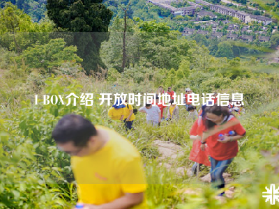 I BOX介绍 开放时间地址电话信息