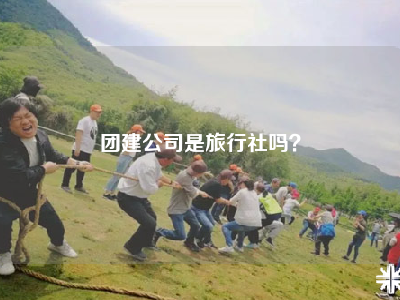 团建公司是旅行社吗？