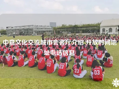 中意文化交流城市会客厅介绍 开放时间地址电话信息