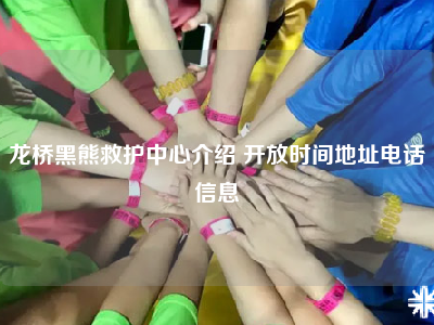 龙桥黑熊救护中心介绍 开放时间地址电话信息