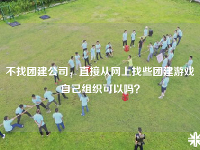 不找团建公司，直接从网上找些团建游戏自己组织可以吗？