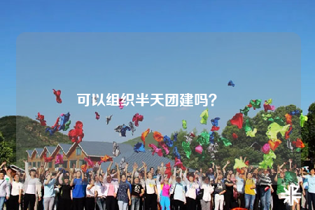 可以组织半天团建吗？ 