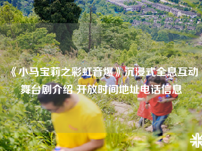 《小马宝莉之彩虹音爆》沉浸式全息互动舞台剧介绍 开放时间地址电话信息