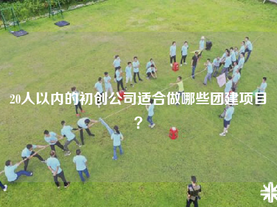 20人以内的初创公司适合做哪些团建项目？