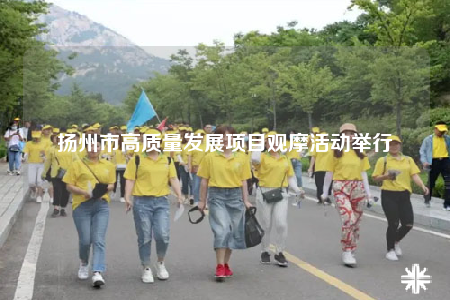 扬州市高质量发展项目观摩活动举行