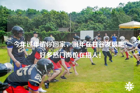 今年过年请你回家，明年在甘谷发展吧，好多热门岗位在招人！