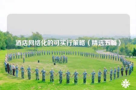 酒店网络化的可实行策略（精选五篇）