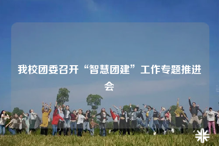我校团委召开“智慧团建”工作专题推进会