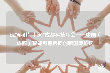 现场照片 ｜2017成都科技年会——中国（成都）智能制造协同创新国际论坛